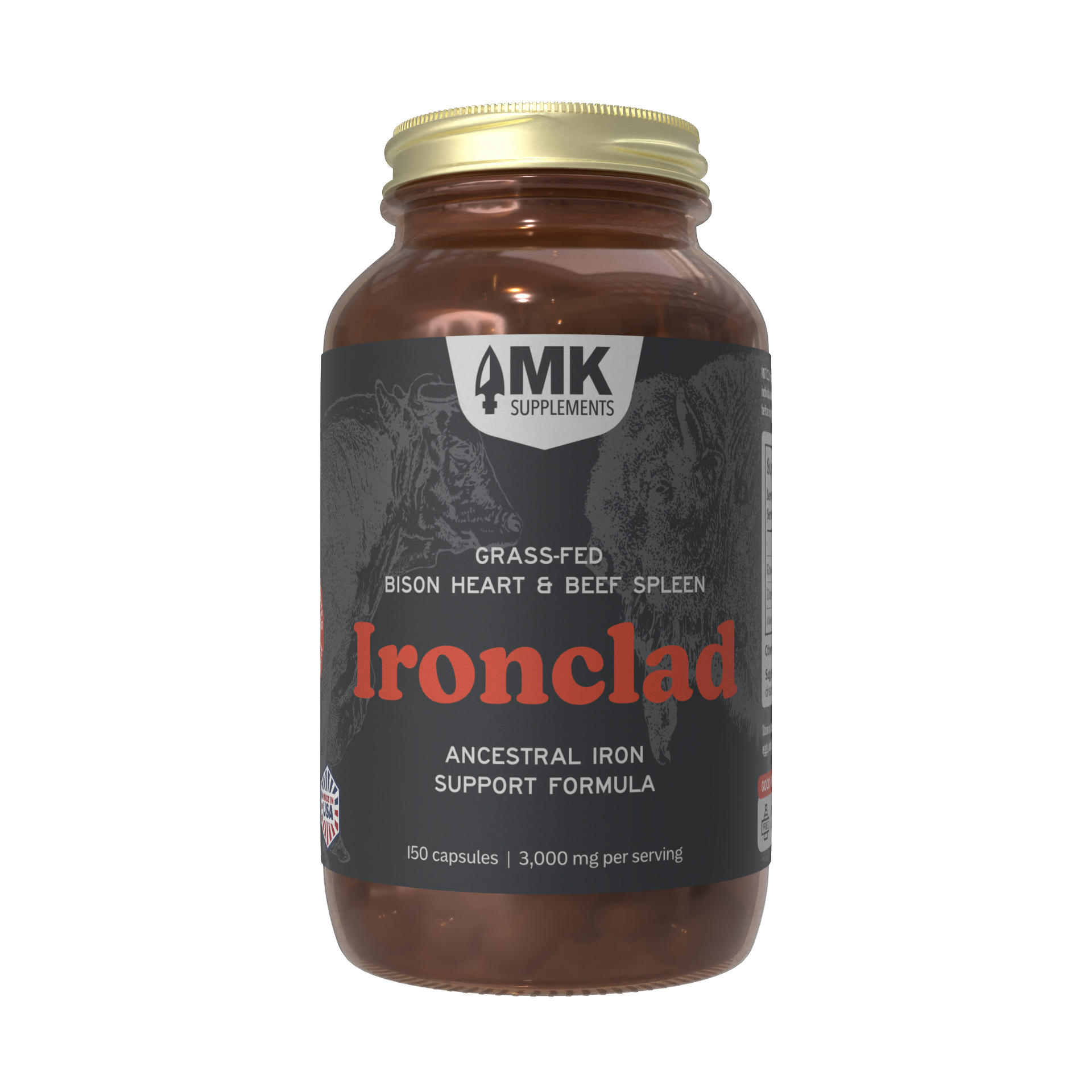 Ironclad (Bison Heart & Beef Spleen)