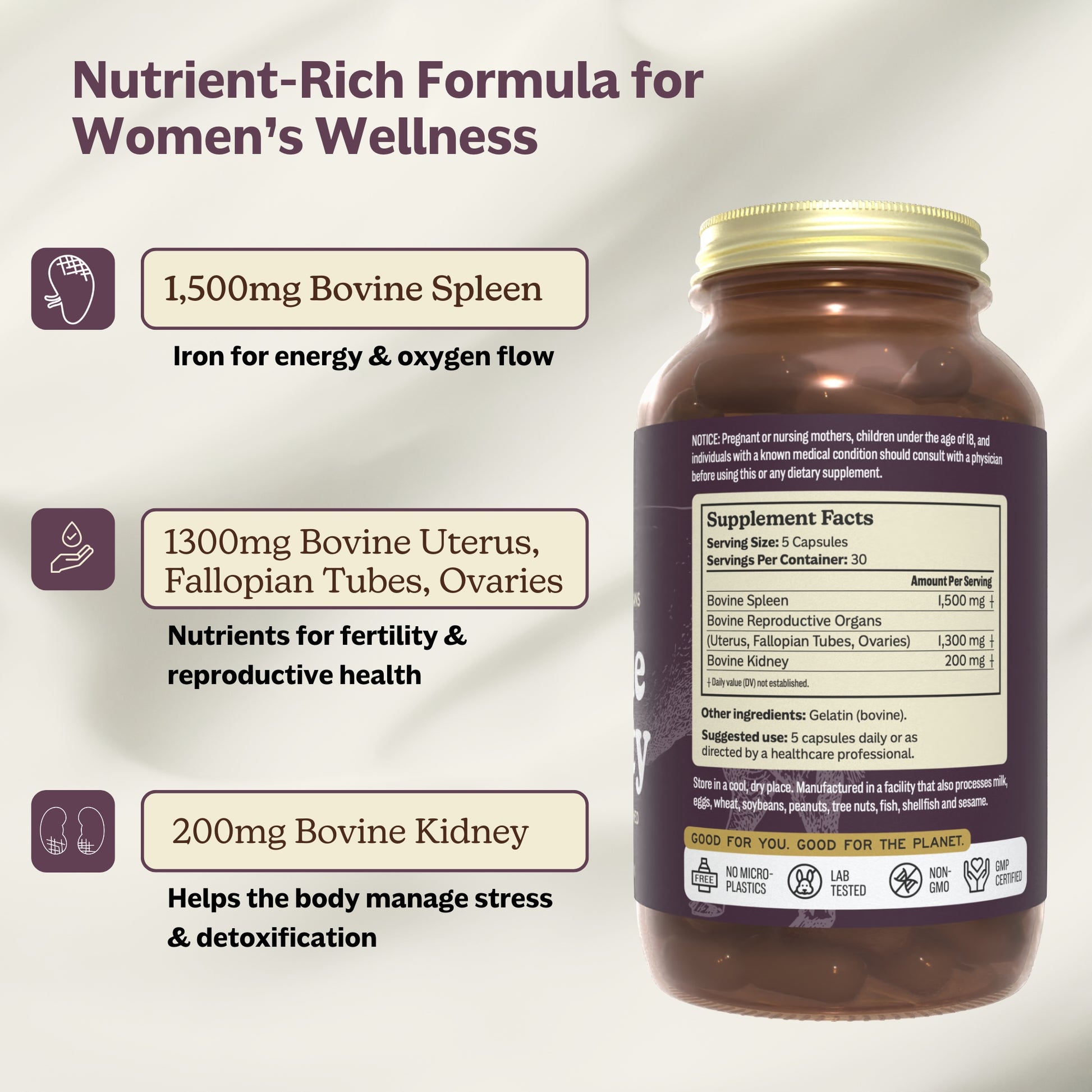 Female Vitality Ingredients