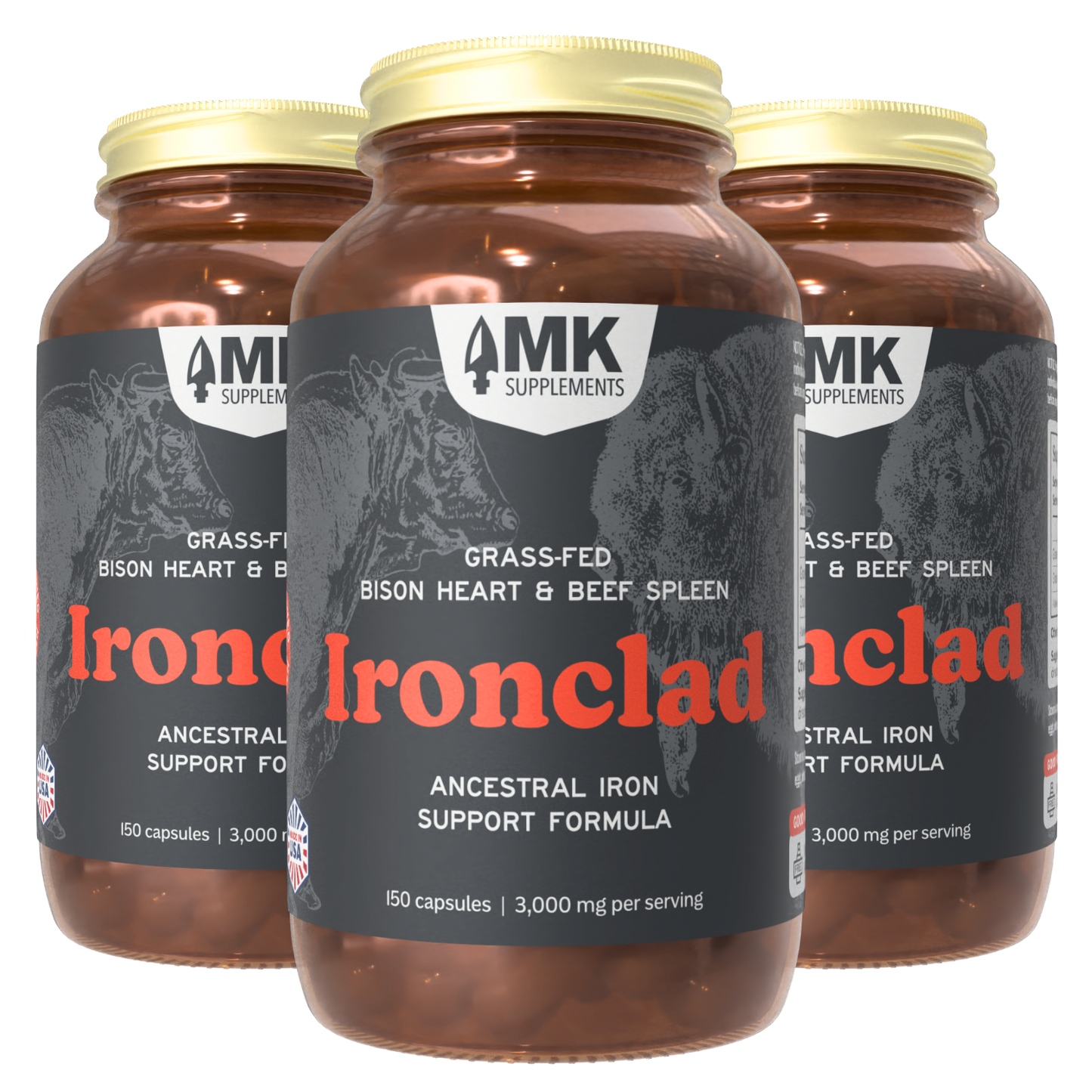 Ironclad (Bison Heart & Beef Spleen)