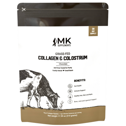 MK Supplements Collagen & Colostrum Chocolate