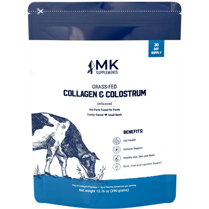 MK Supplements Collagen & Colostrum Unflavored