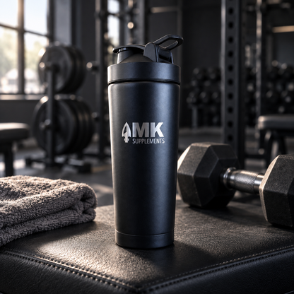Stainless Steel Shaker Bottle with Whisk Ball