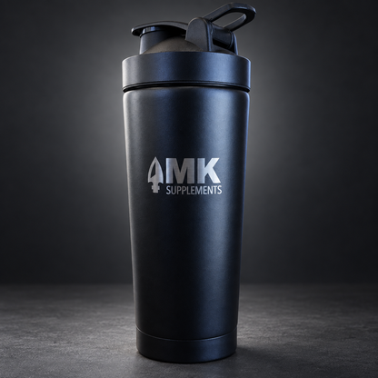 Stainless Steel Shaker Bottle with Whisk Ball